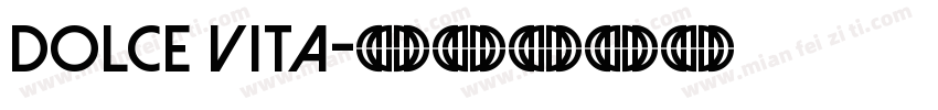 Dolce Vita字体转换